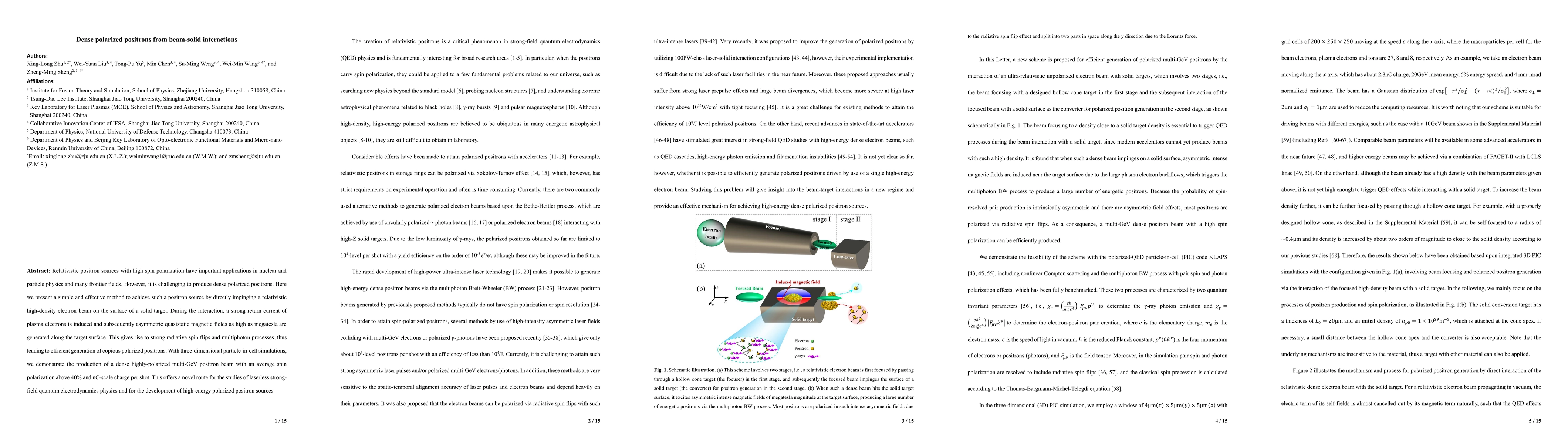Thumbnail for Dense polarized positrons from beam-solid interactions
