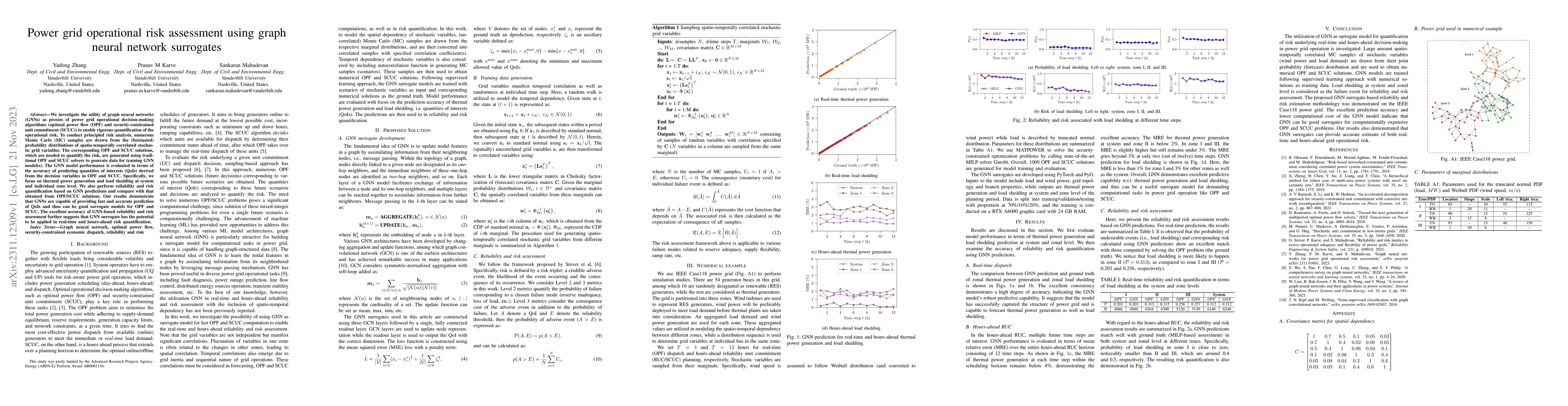 Thumbnail for Power grid operational risk assessment using graph neural network
  surrogates