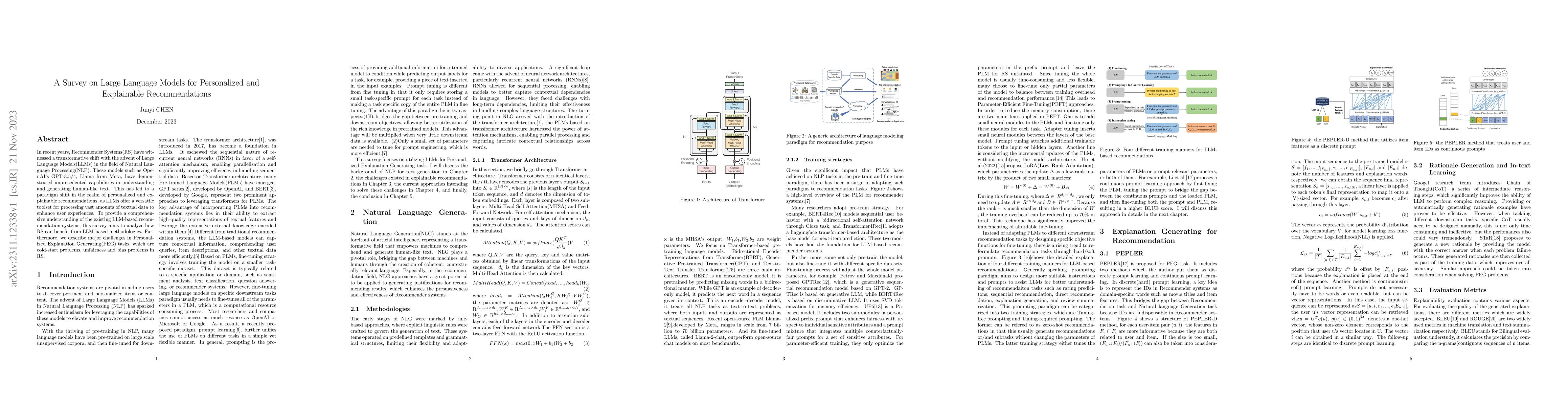 Thumbnail for A Survey on Large Language Models for Personalized and Explainable
  Recommendations