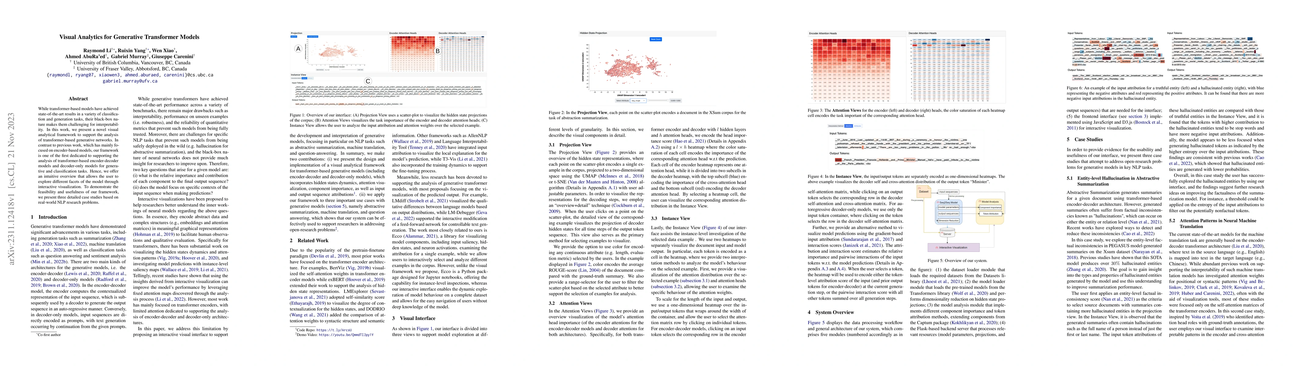 Thumbnail for Visual Analytics for Generative Transformer Models
