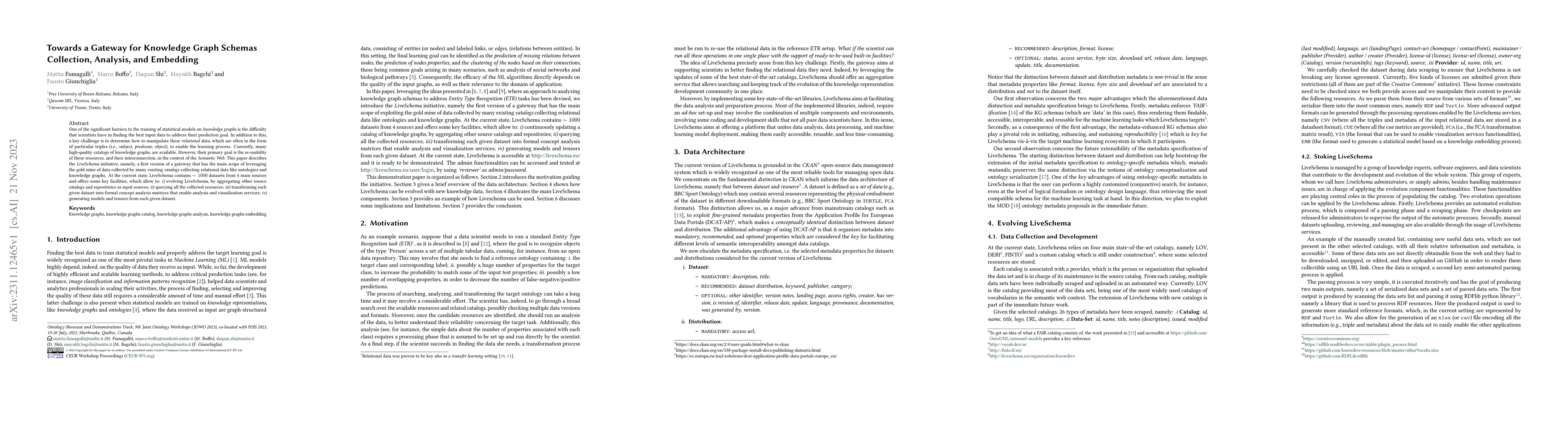 Thumbnail for Towards a Gateway for Knowledge Graph Schemas Collection, Analysis, and
  Embedding