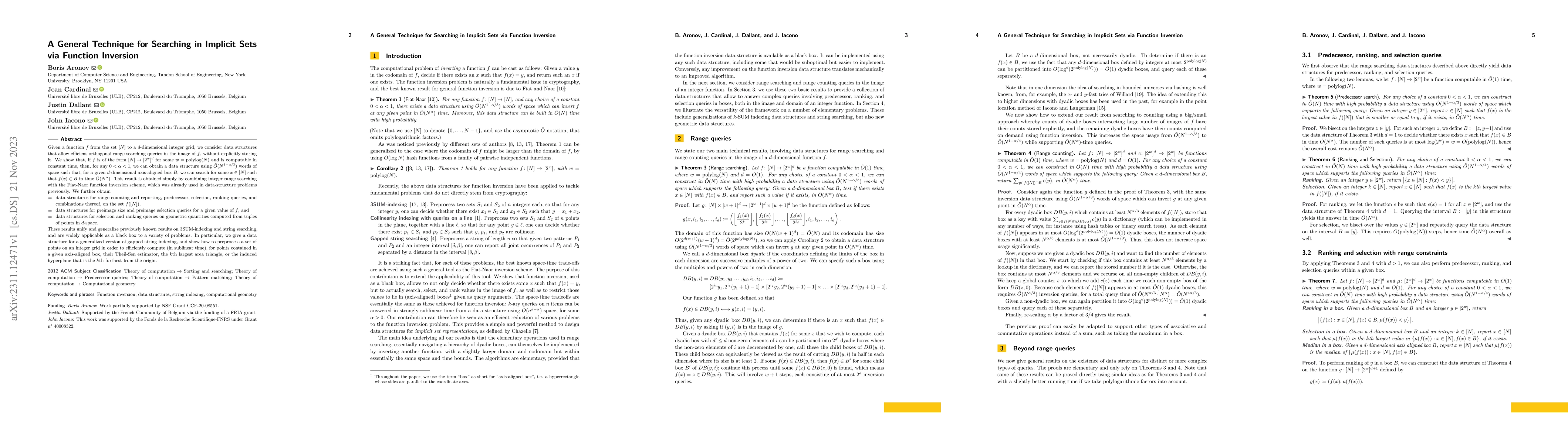 Thumbnail for A General Technique for Searching in Implicit Sets via Function
  Inversion