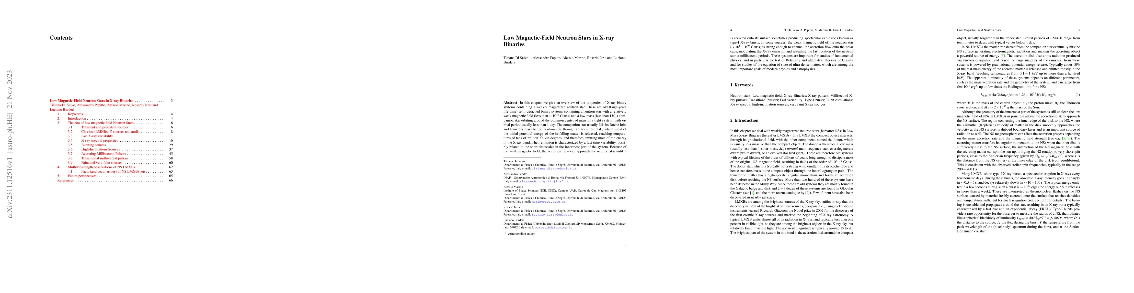 Thumbnail for Low Magnetic-Field Neutron Stars in X-ray Binaries