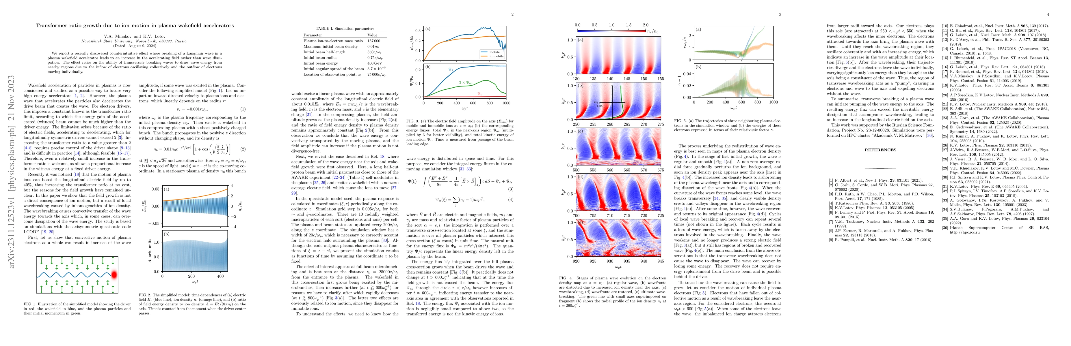 Thumbnail for Transformer ratio growth due to ion motion in plasma wakefield
  accelerators
