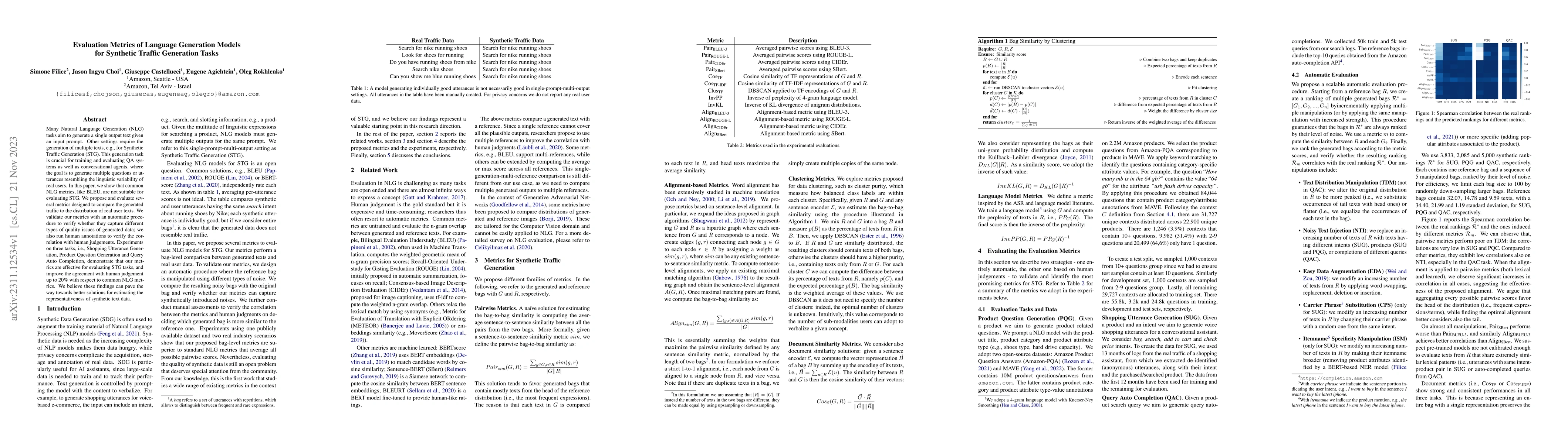 Thumbnail for Evaluation Metrics of Language Generation Models for Synthetic Traffic
  Generation Tasks