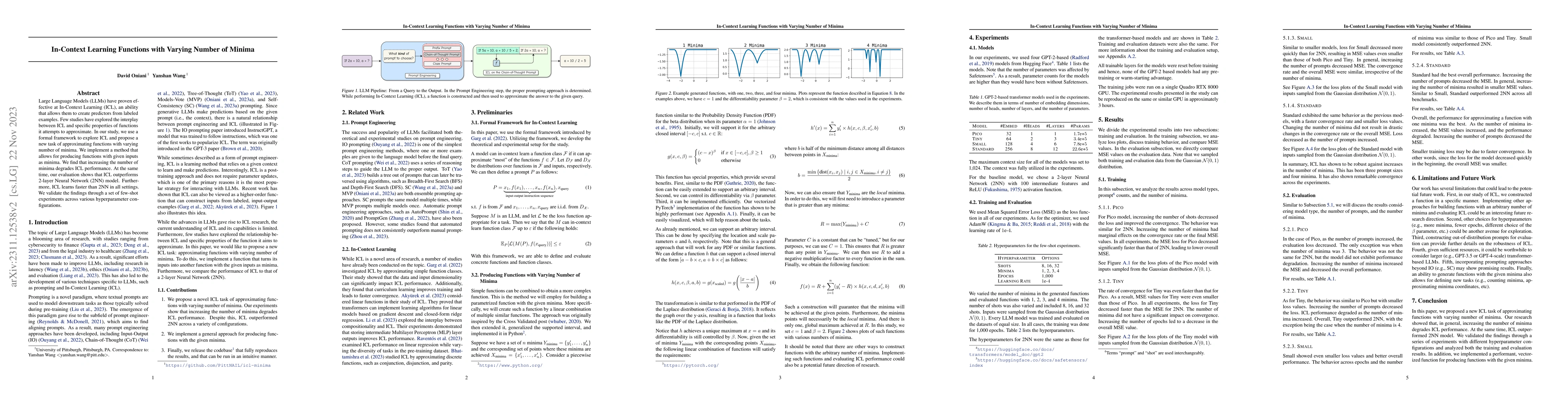 Thumbnail for In-Context Learning Functions with Varying Number of Minima