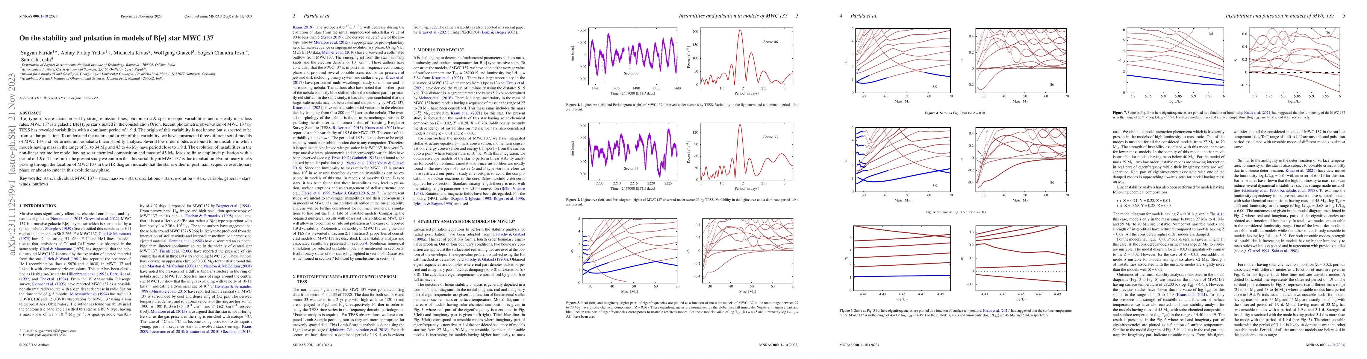 Thumbnail for On the stability and pulsation in models of B[e] star MWC 137