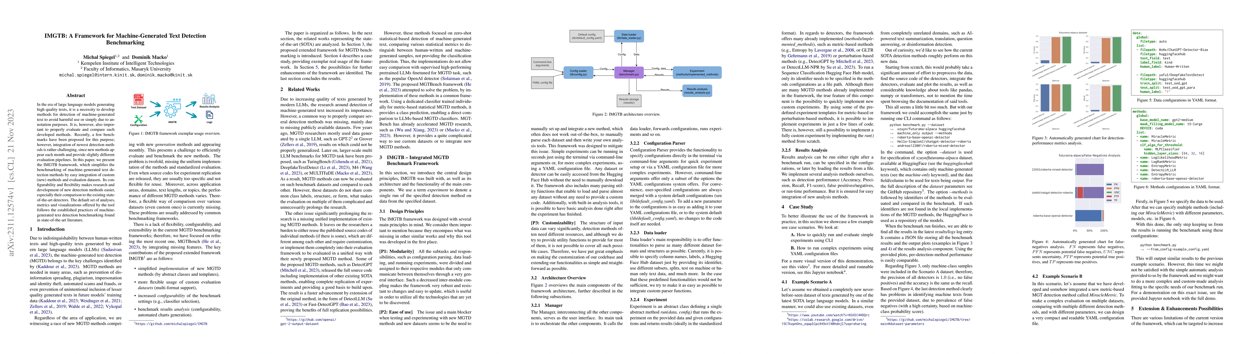 Thumbnail for IMGTB: A Framework for Machine-Generated Text Detection Benchmarking