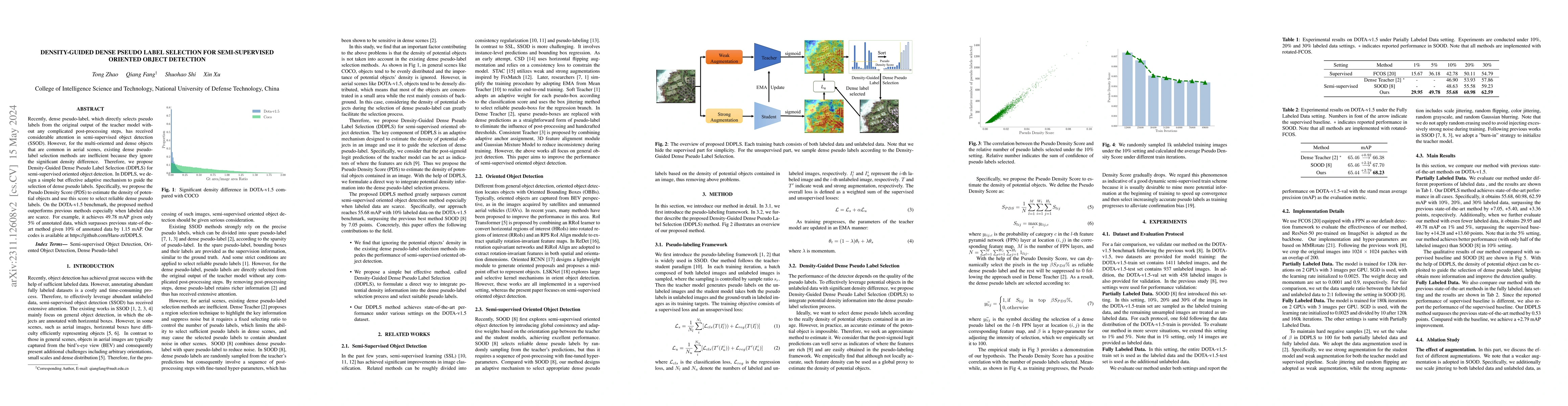 Thumbnail for Density-Guided Dense Pseudo Label Selection For Semi-supervised Oriented
  Object Detection