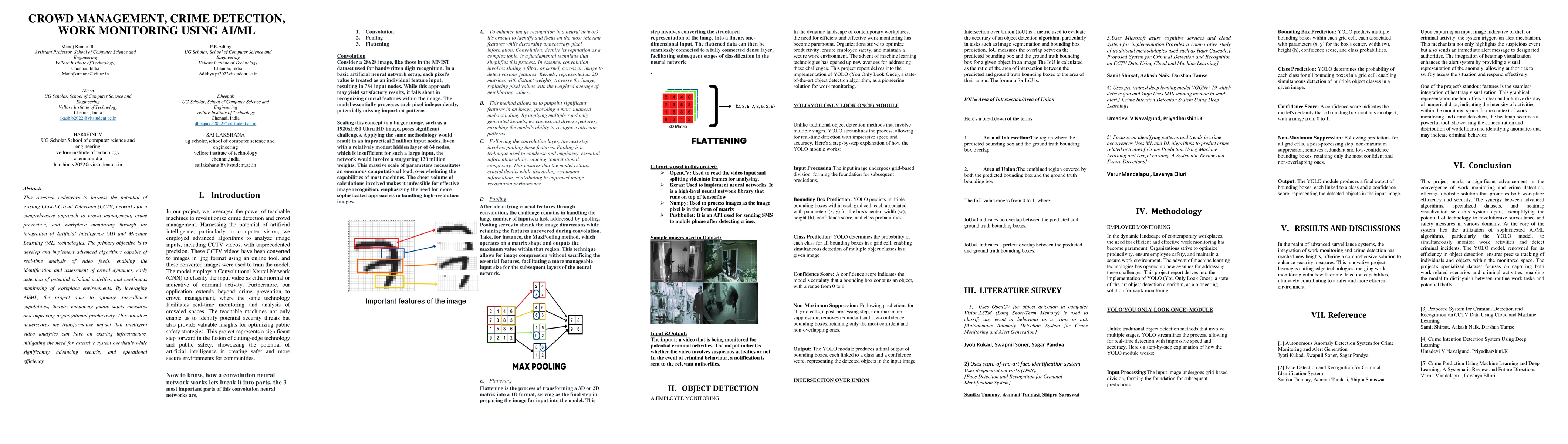 Thumbnail for Crowd management, crime detection, work monitoring using aiml