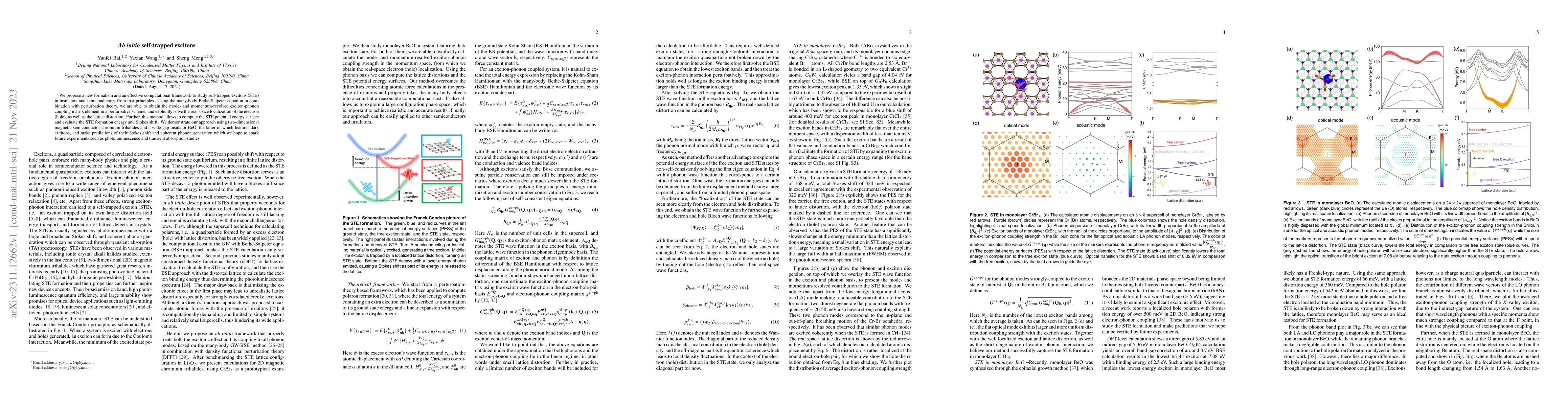 Thumbnail for Ab initio self-trapped excitons