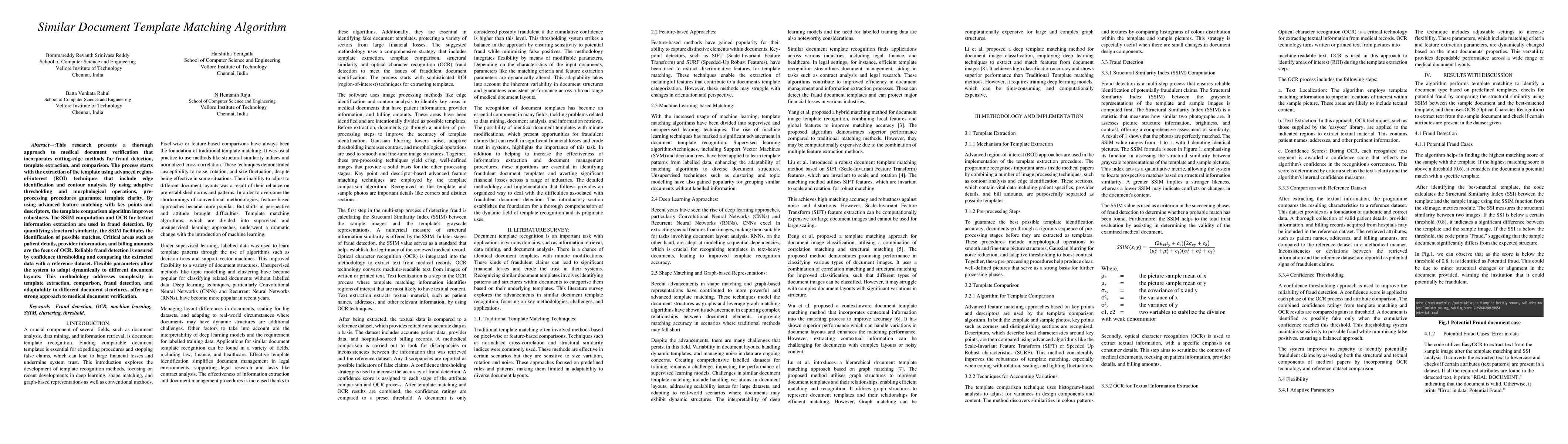 Thumbnail for Similar Document Template Matching Algorithm