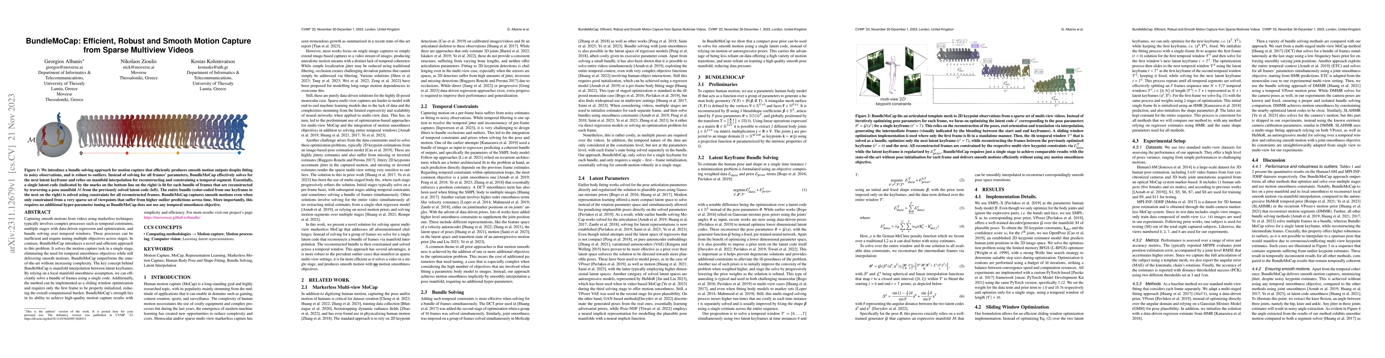 Thumbnail for BundleMoCap: Efficient, Robust and Smooth Motion Capture from Sparse
  Multiview Videos