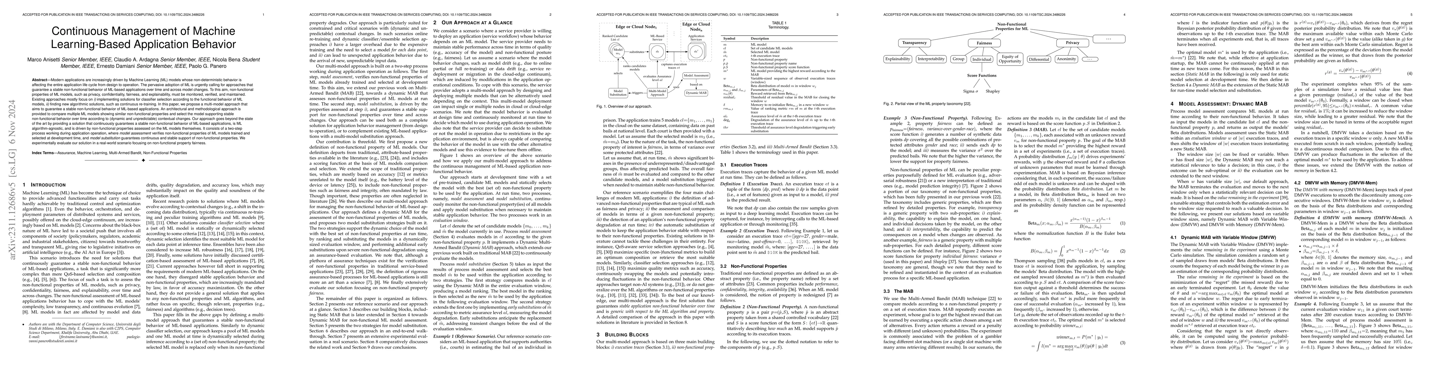 Thumbnail for Continuous Management of Machine Learning-Based Application Behavior