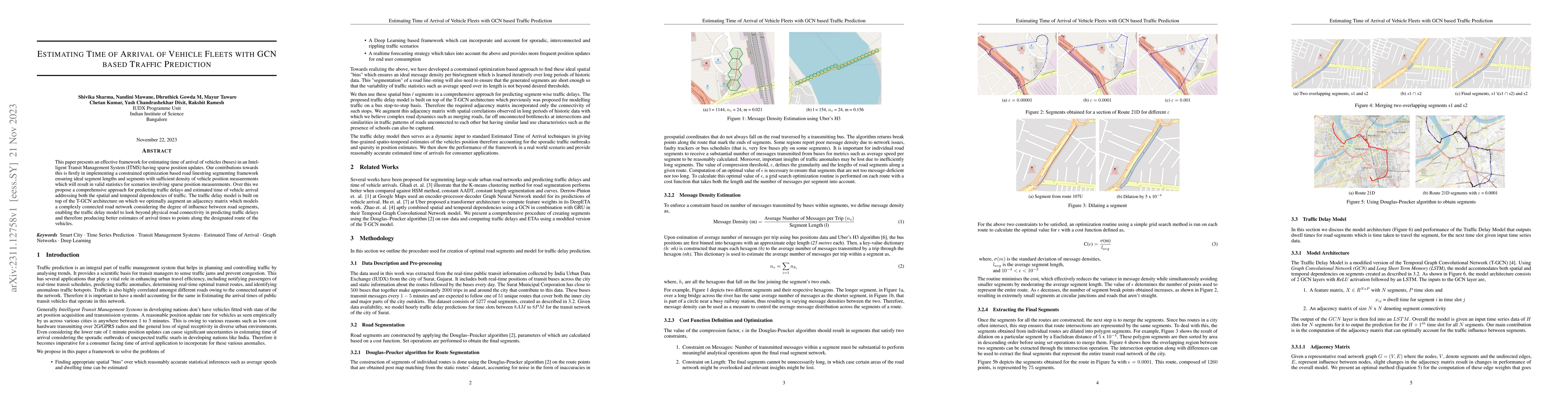 Thumbnail for Estimating time of arrival of vehicle fleets with GCN based traffic
  prediction