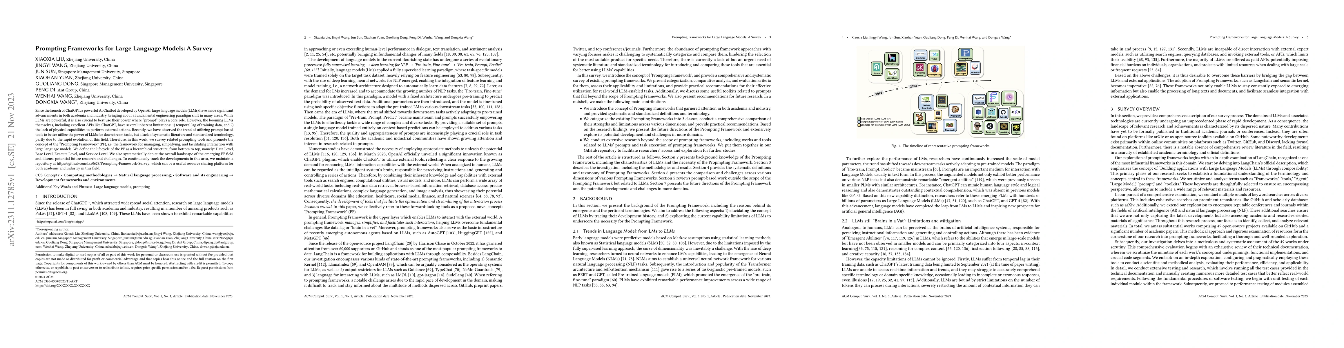 Thumbnail for Prompting Frameworks for Large Language Models: A Survey