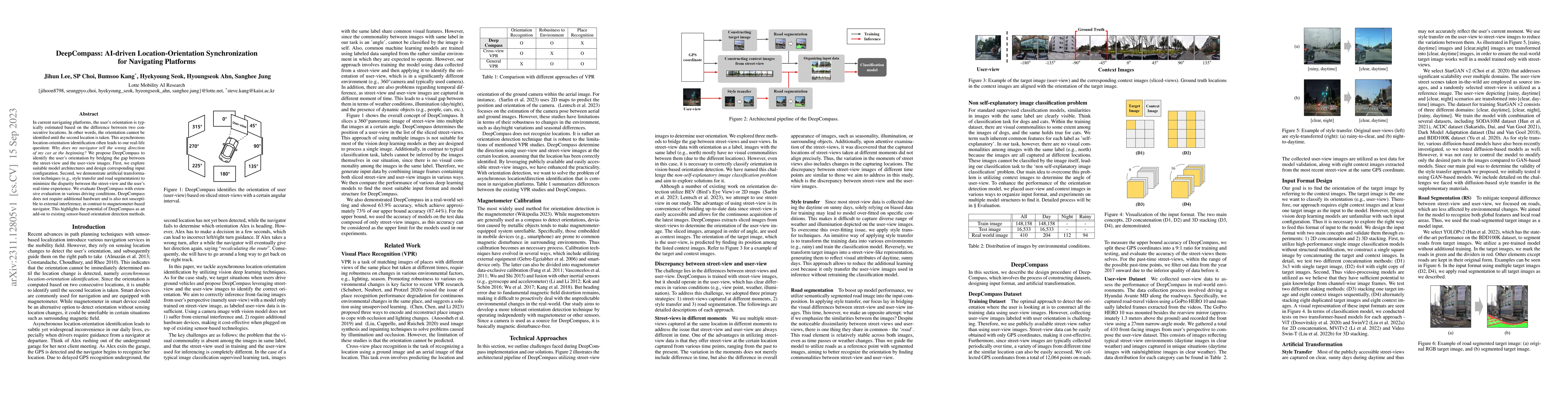 Thumbnail for DeepCompass: AI-driven Location-Orientation Synchronization for
  Navigating Platforms