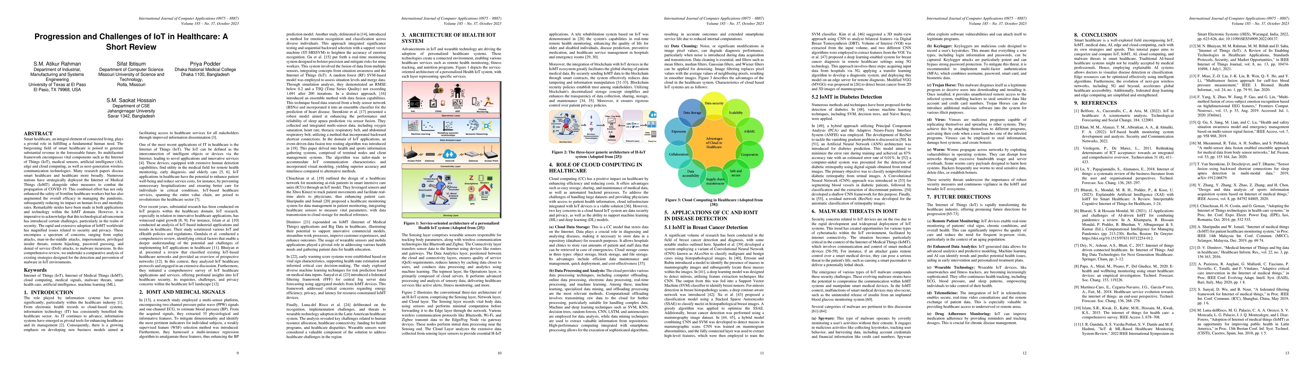Thumbnail for Progression and Challenges of IoT in Healthcare: A Short Review