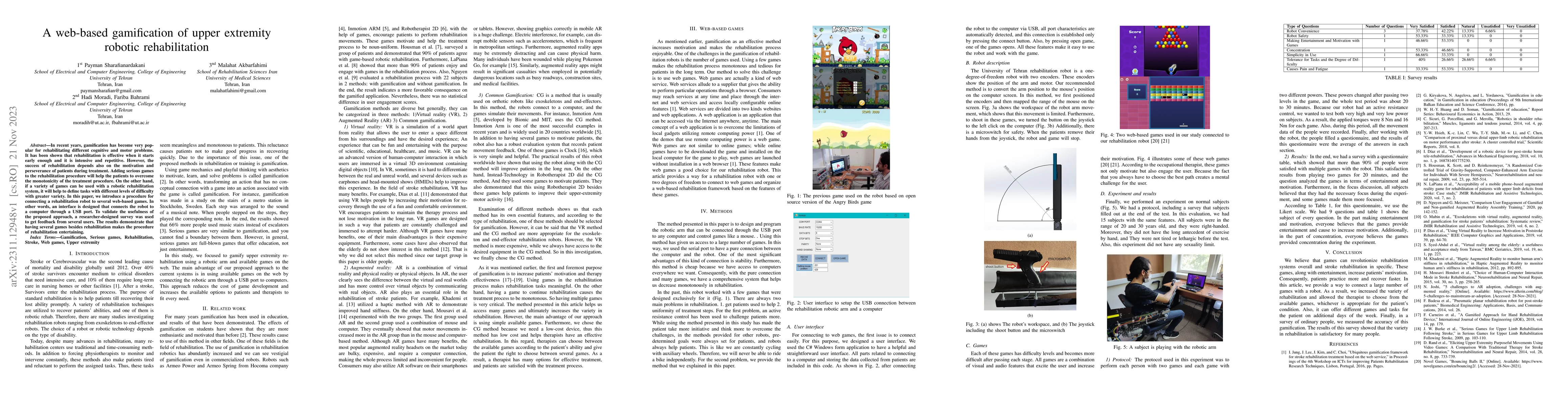 Thumbnail for A web-based gamification of upper extremity robotic rehabilitation