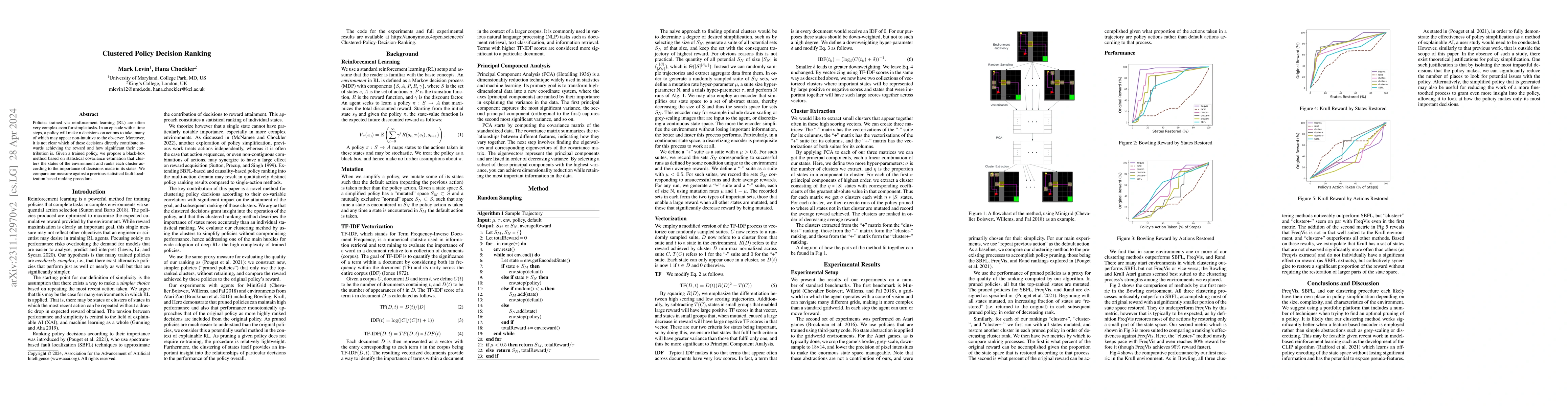 Thumbnail for Clustered Policy Decision Ranking