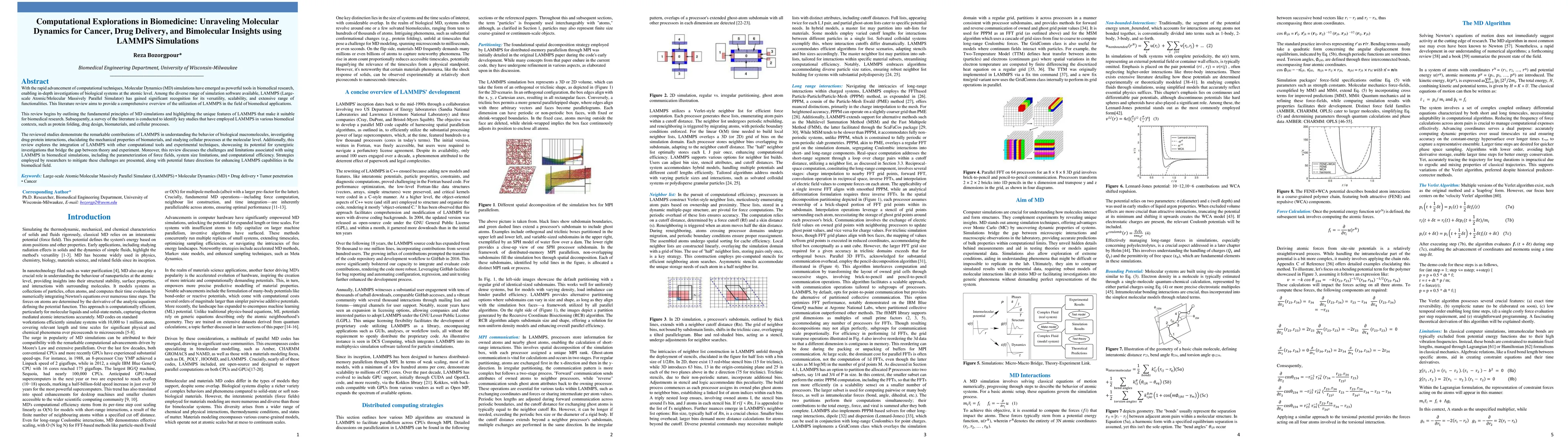 Thumbnail for Computational Explorations in Biomedicine: Unraveling Molecular Dynamics
  for Cancer, Drug Delivery, and Biomolecular Insights using LAMMPS Simulations