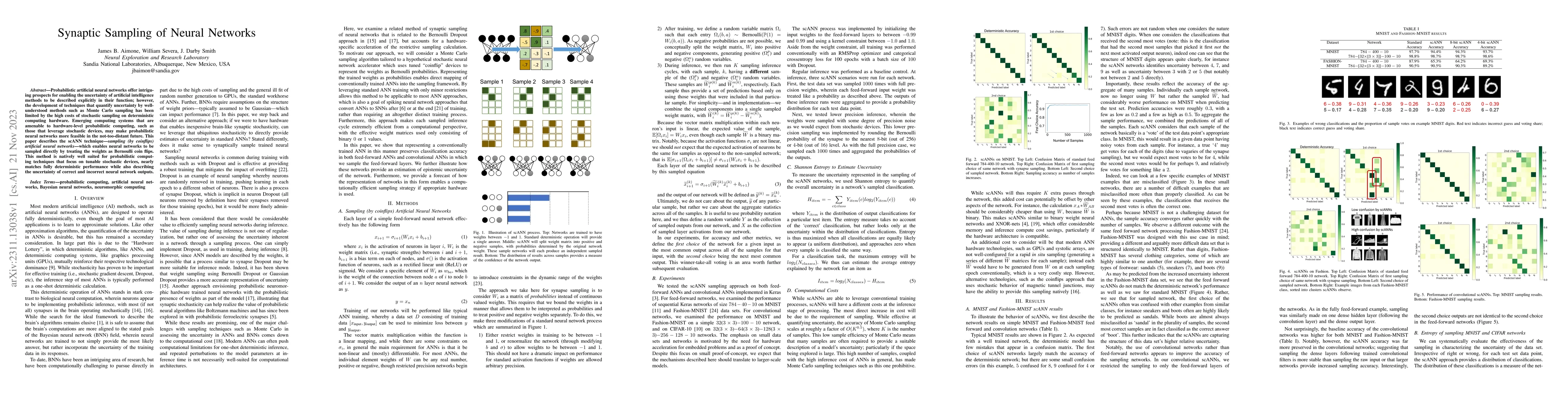 Thumbnail for Synaptic Sampling of Neural Networks