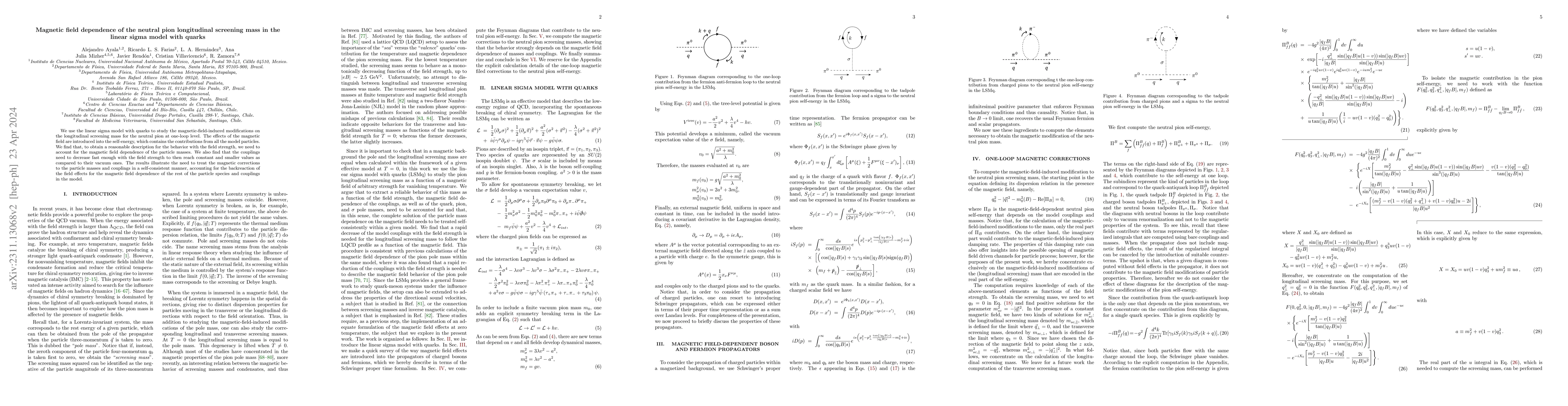 Thumbnail for Magnetic field dependence of the neutral pion longitudinal screening
  mass in the linear sigma model with quarks