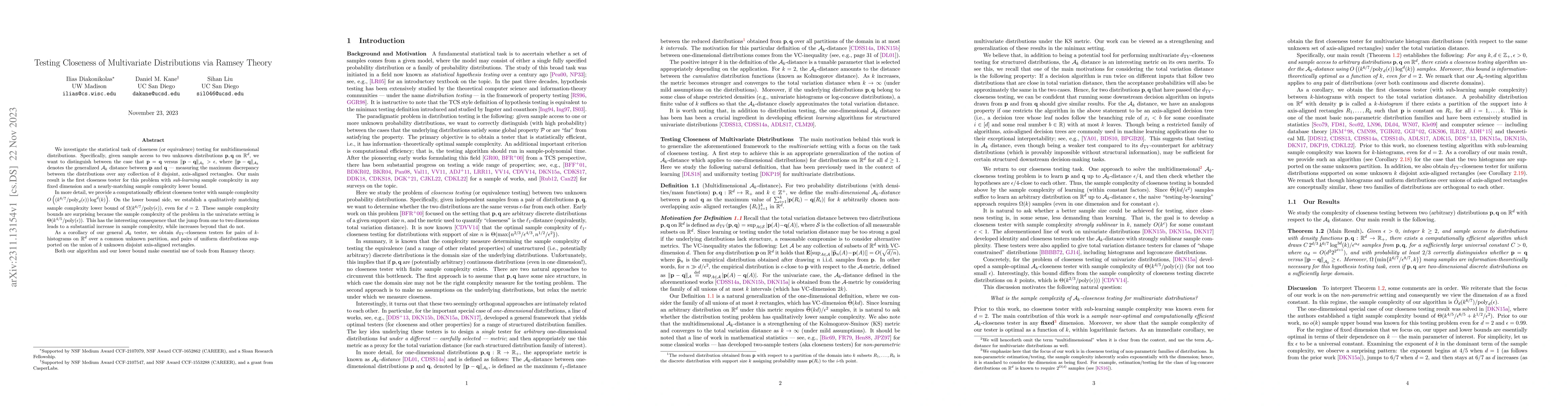 Thumbnail for Testing Closeness of Multivariate Distributions via Ramsey Theory