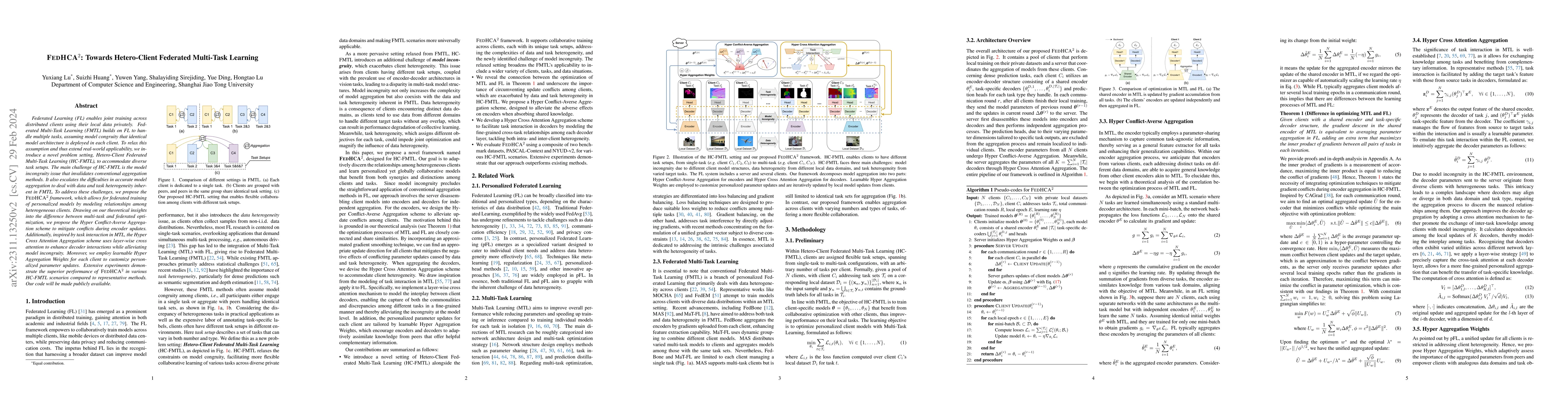 Thumbnail for FedHCA$^2$: Towards Hetero-Client Federated Multi-Task Learning