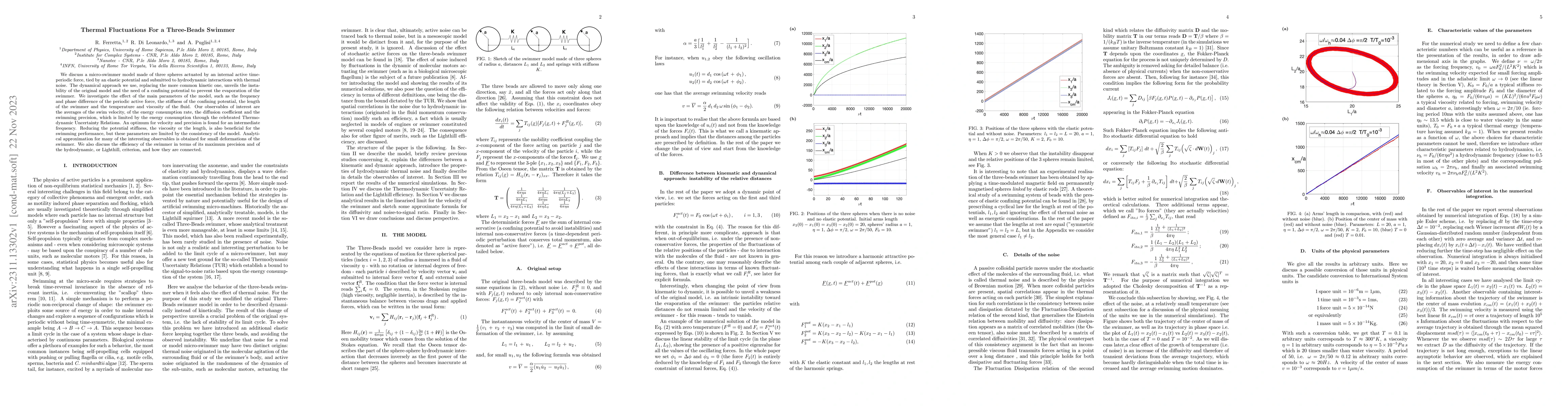 Thumbnail for Thermal Fluctuations For a Three-Beads Swimmer
