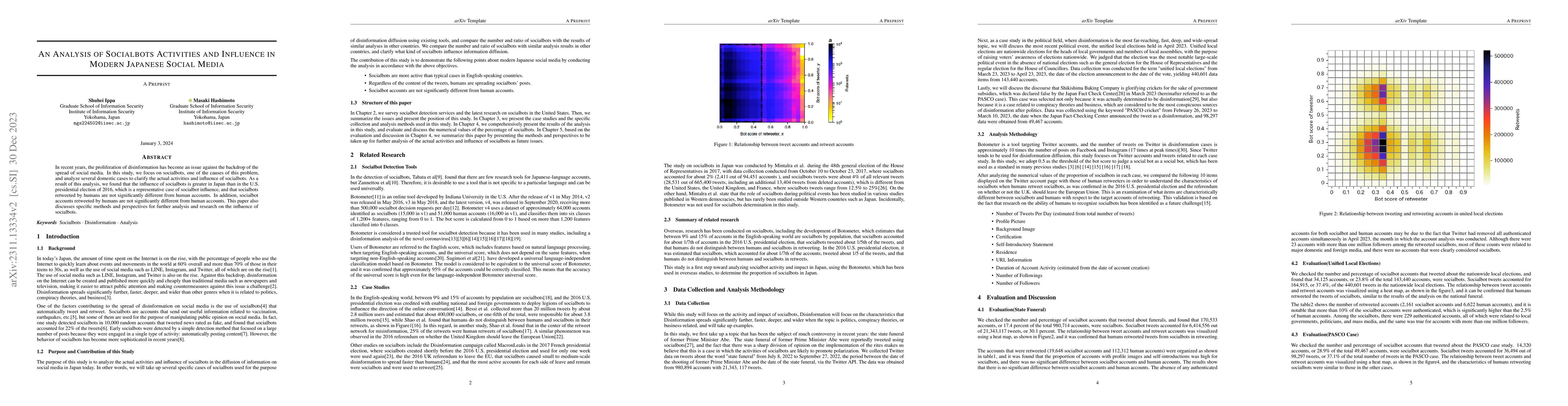 Thumbnail for An Analysis of Socialbots Activity and Influence in Modern Japanese
  Social Media