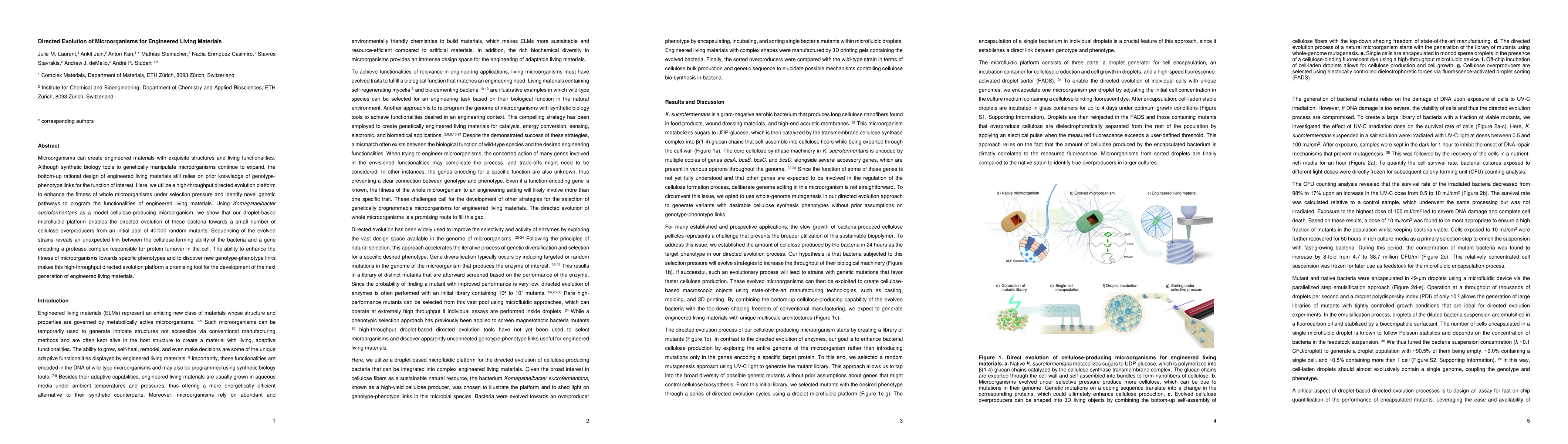 Thumbnail for Directed Evolution of Microorganisms for Engineered Living Materials