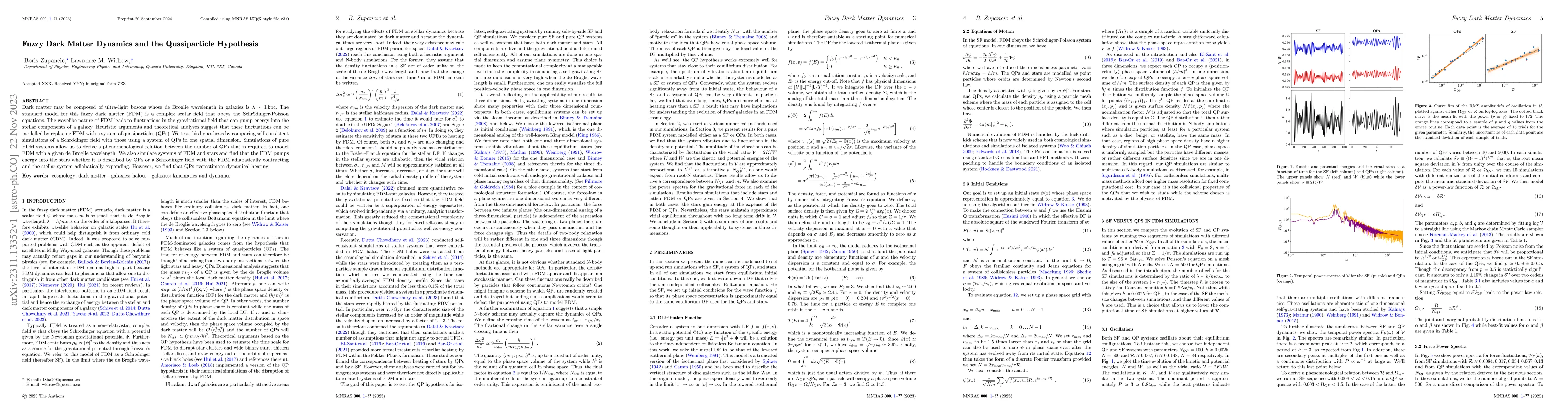 Thumbnail for Fuzzy Dark Matter Dynamics and the Quasiparticle Hypothesis