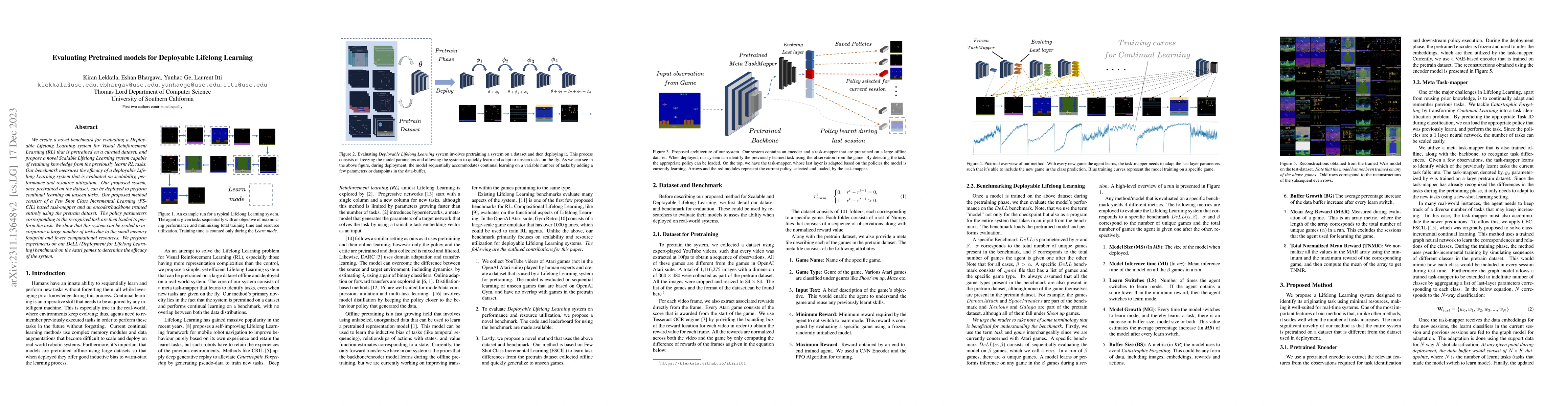 Thumbnail for Evaluating Pretrained models for Deployable Lifelong Learning
