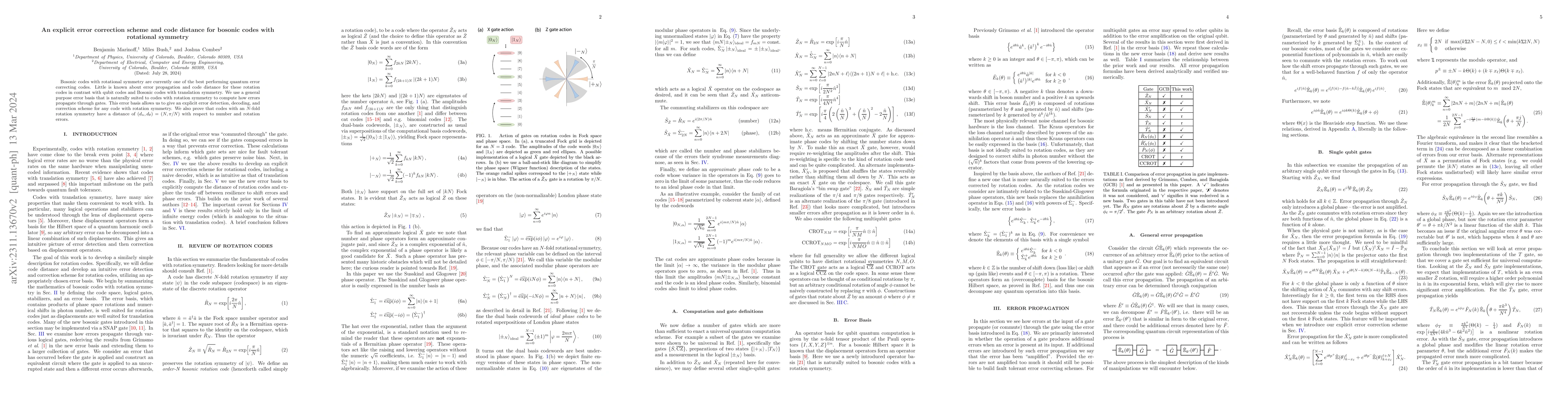 Thumbnail for Explicit error-correction scheme and code distance for bosonic codes
  with rotational symmetry