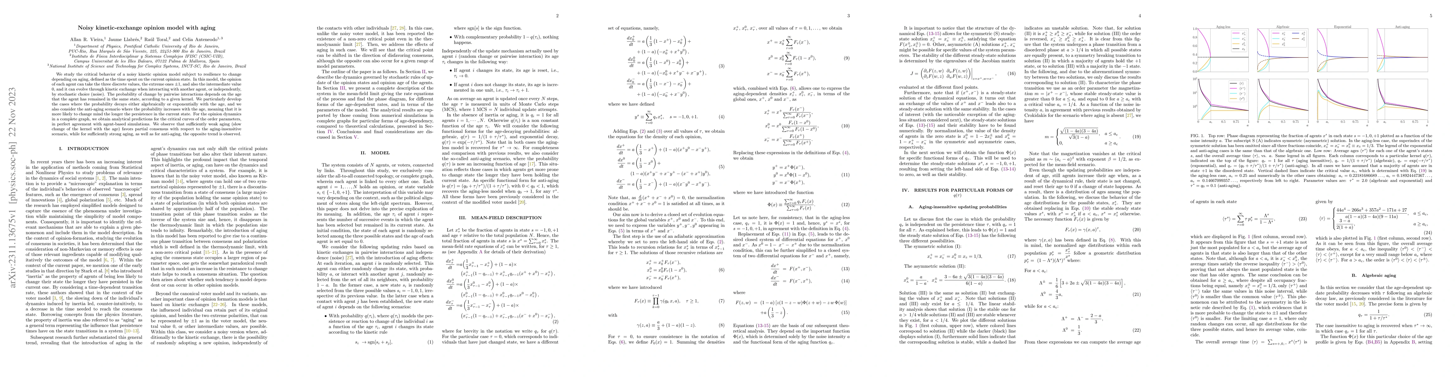 Thumbnail for Noisy kinetic-exchange opinion model with aging