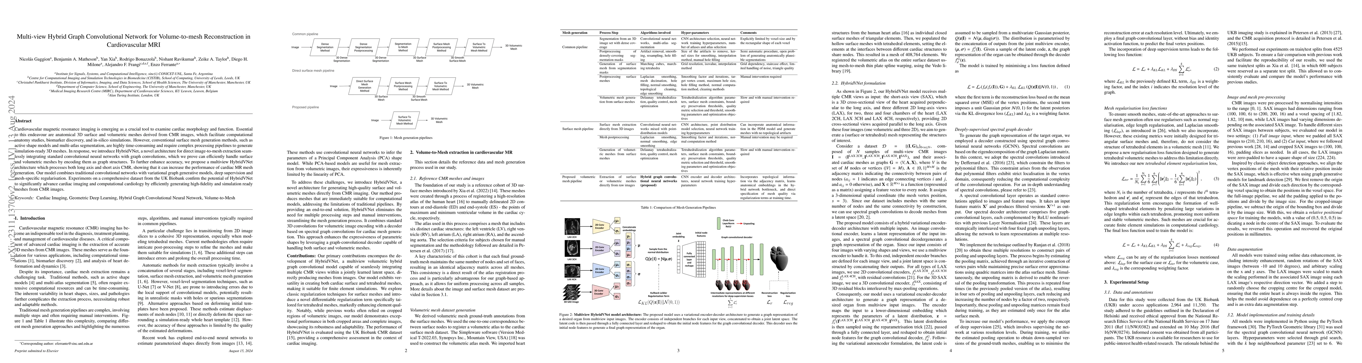Thumbnail for Multi-view Hybrid Graph Convolutional Network for Volume-to-mesh
  Reconstruction in Cardiovascular MRI