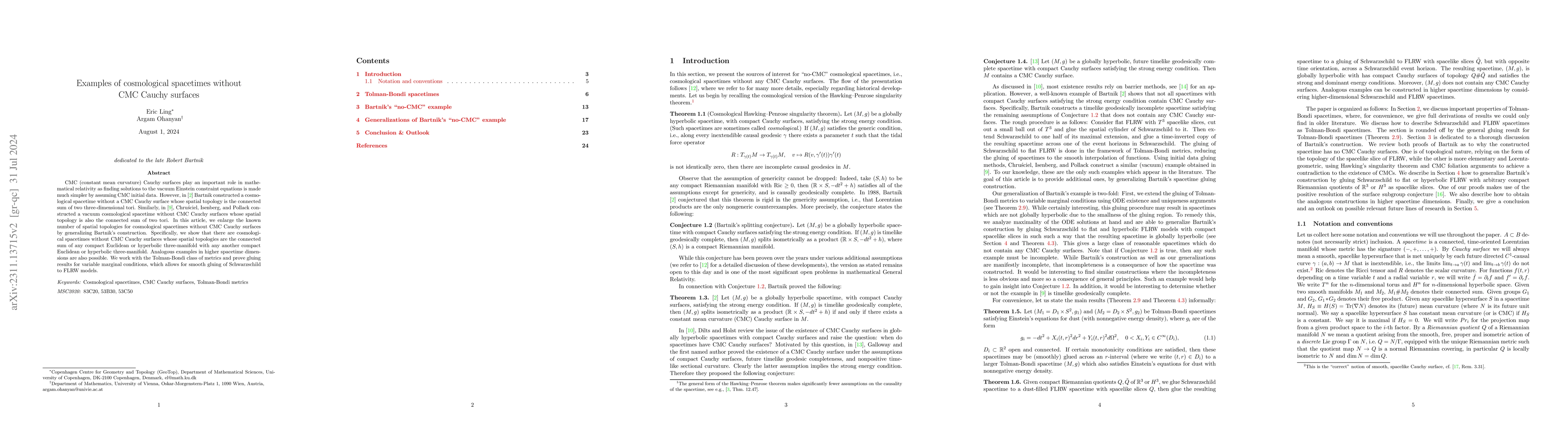 Thumbnail for Examples of cosmological spacetimes without CMC Cauchy surfaces