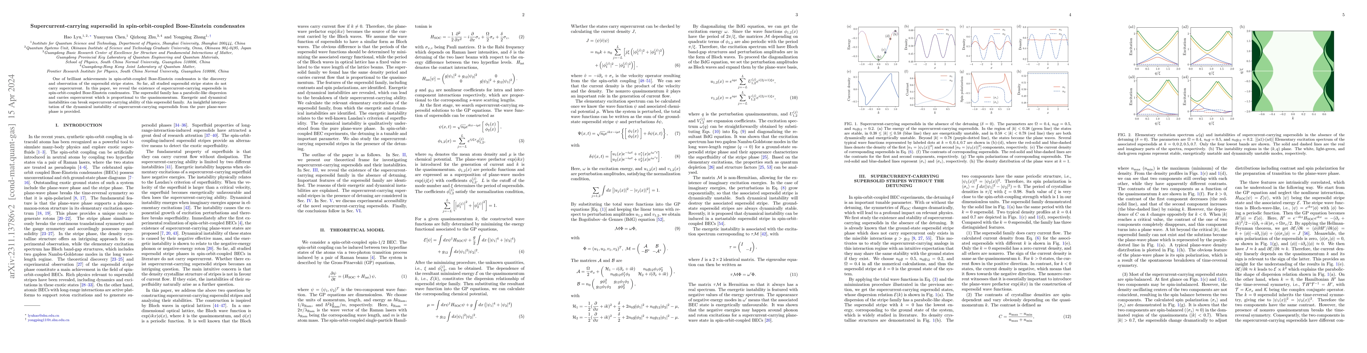 Thumbnail for Supercurrent-carrying supersolid in spin-orbit-coupled Bose-Einstein
  condensates