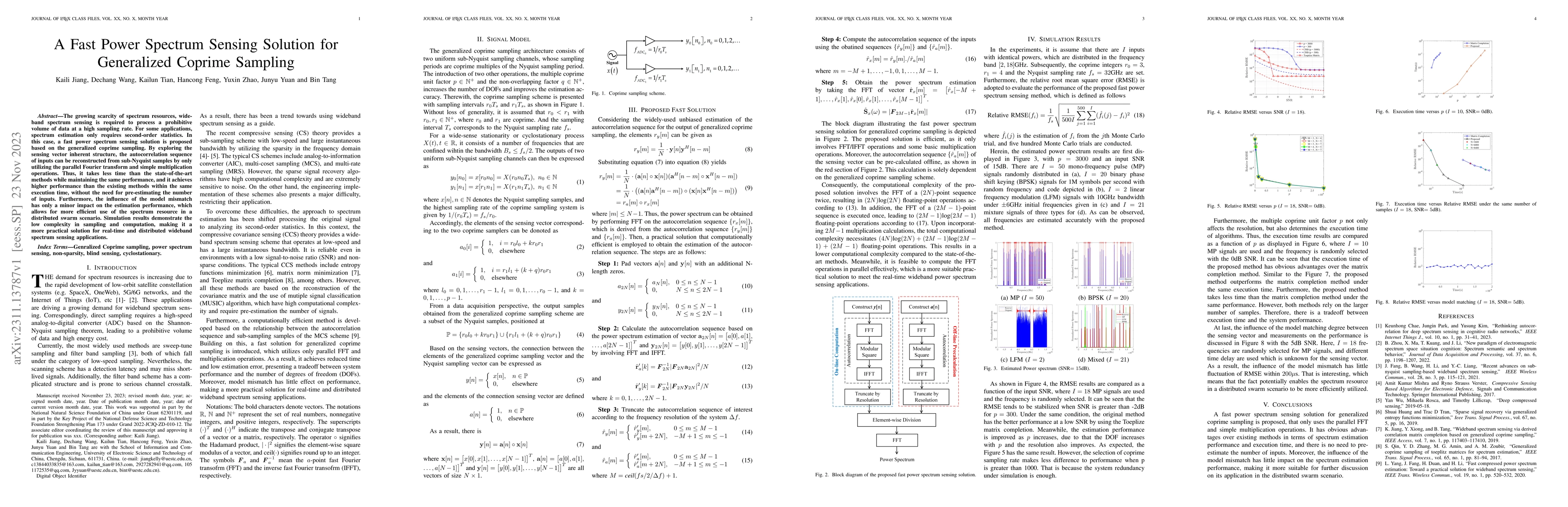 Thumbnail for A Fast Power Spectrum Sensing Solution for Generalized Coprime Sampling