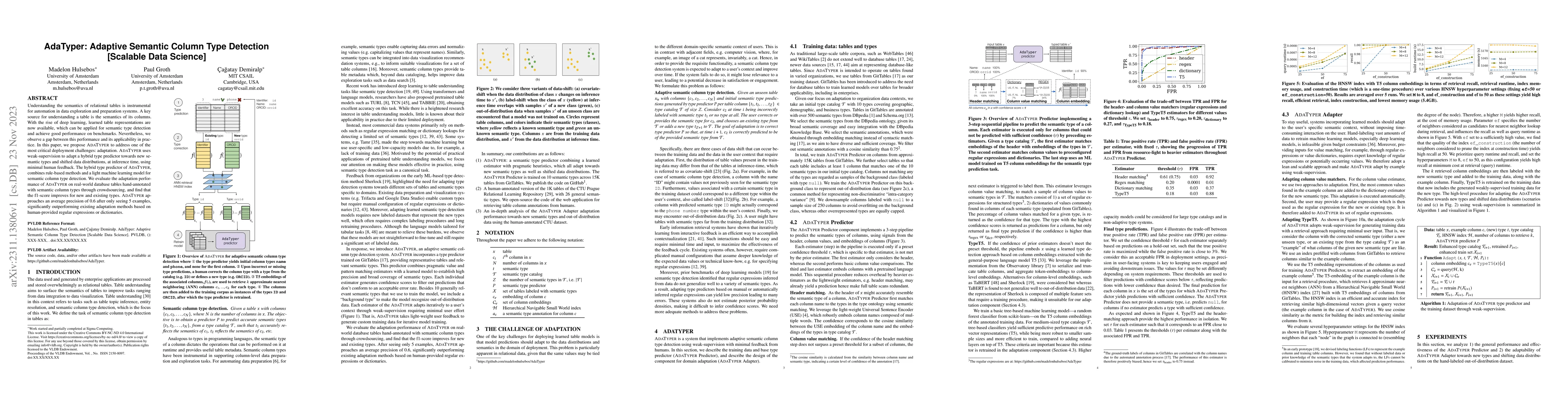 Thumbnail for AdaTyper: Adaptive Semantic Column Type Detection