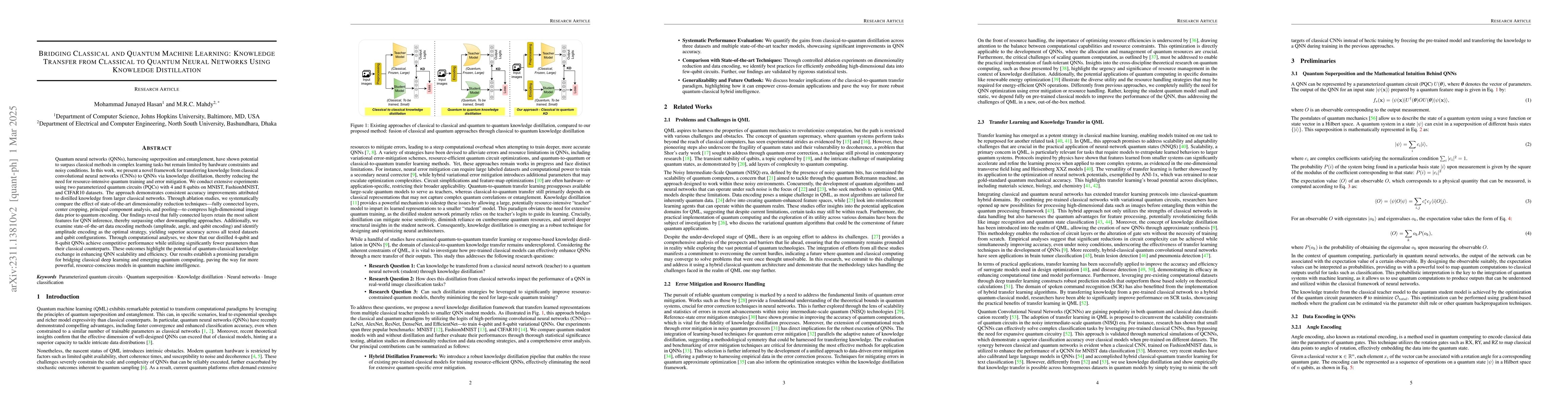 Thumbnail for Bridging Classical and Quantum Machine Learning: Knowledge Transfer From
  Classical to Quantum Neural Networks Using Knowledge Distillation