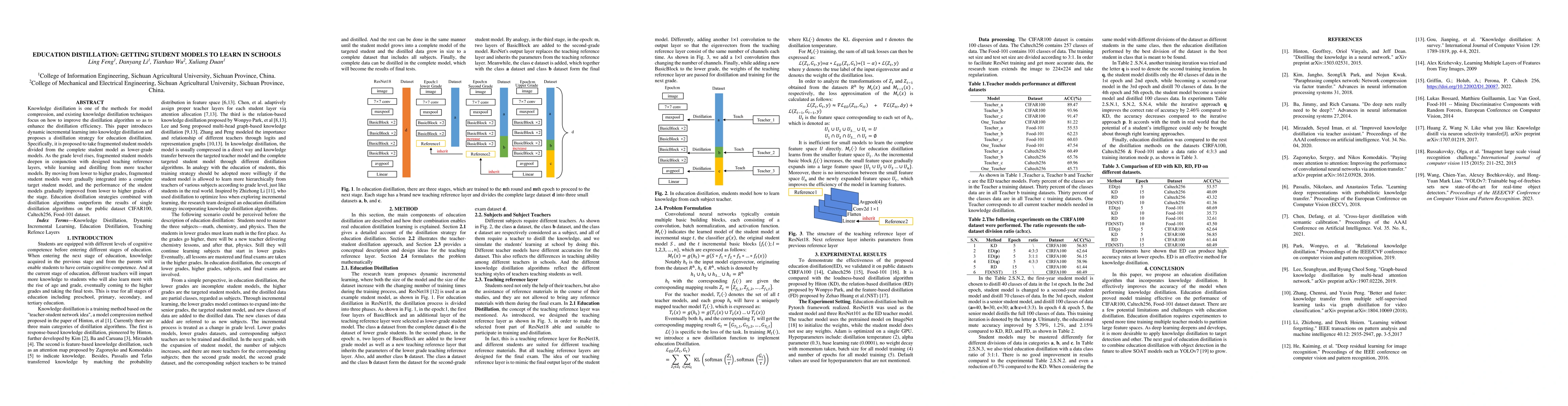 Thumbnail for Education distillation:getting student models to learn in shcools