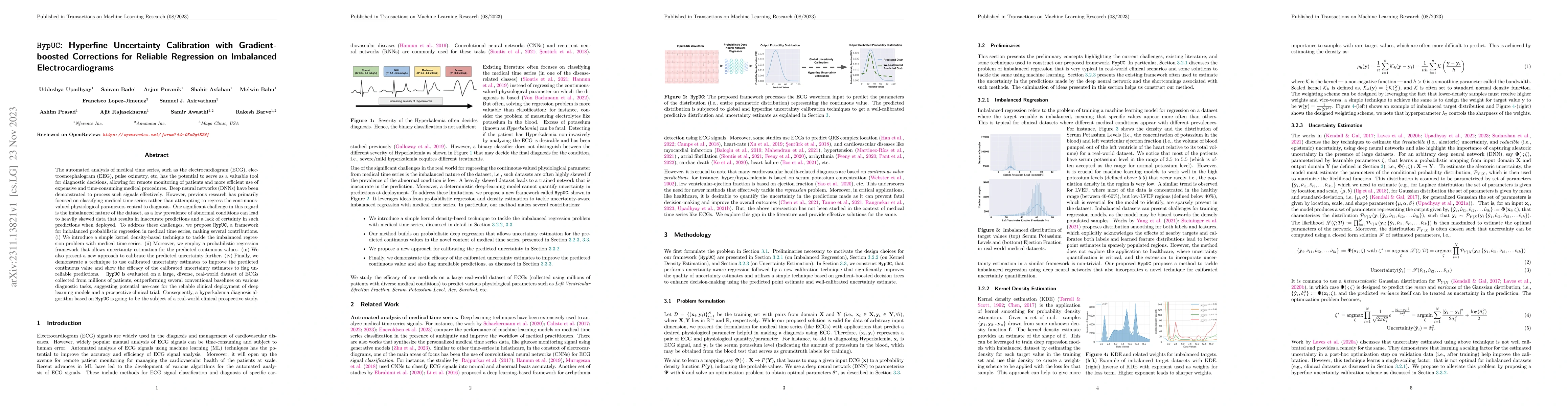Thumbnail for HypUC: Hyperfine Uncertainty Calibration with Gradient-boosted
  Corrections for Reliable Regression on Imbalanced Electrocardiograms