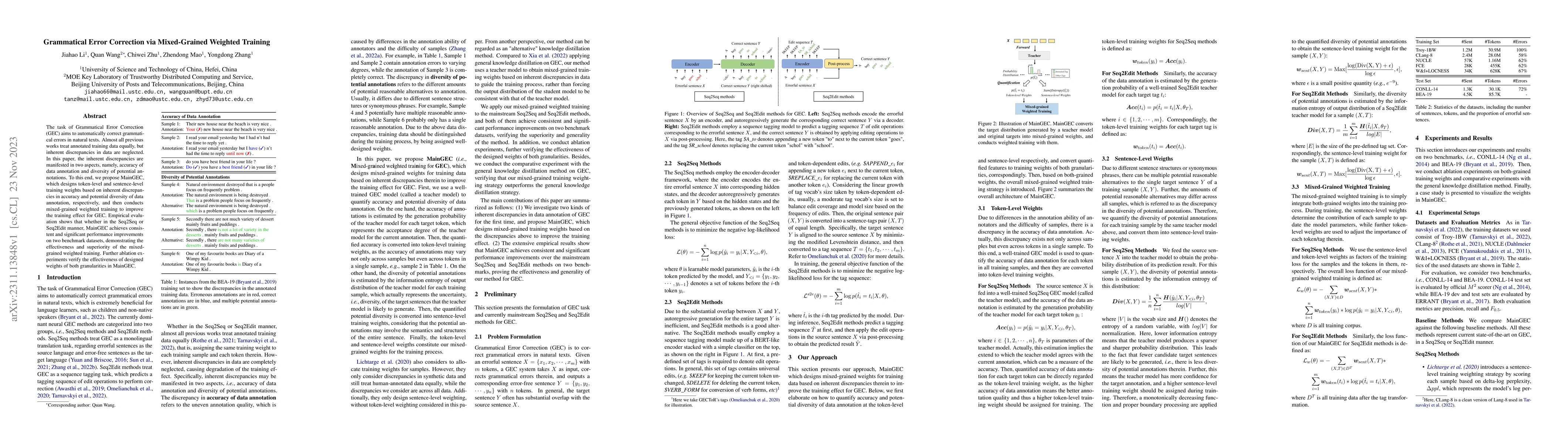Thumbnail for Grammatical Error Correction via Mixed-Grained Weighted Training