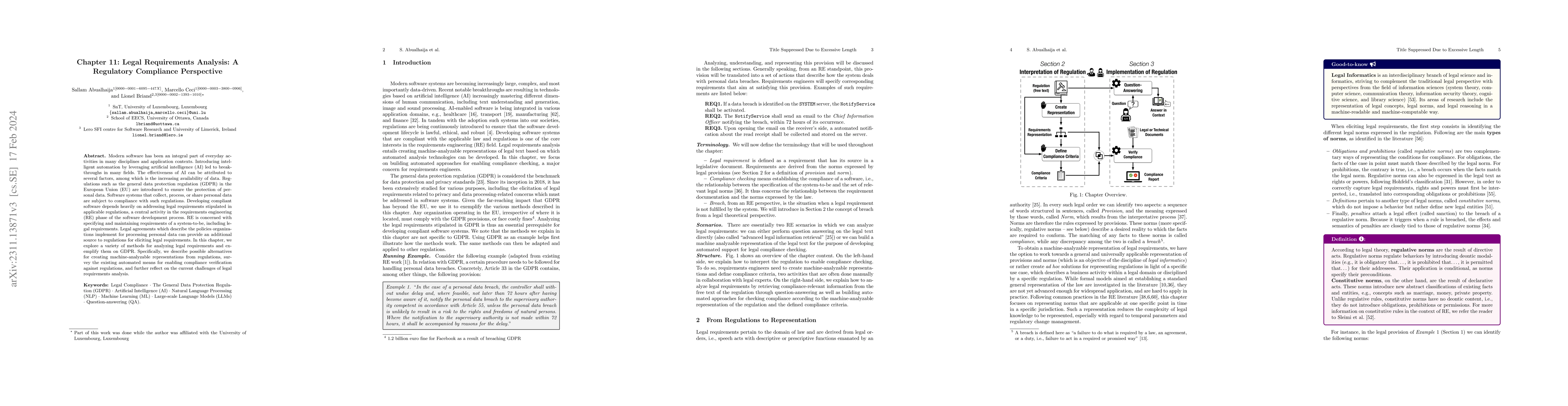 Thumbnail for Legal Requirements Analysis
