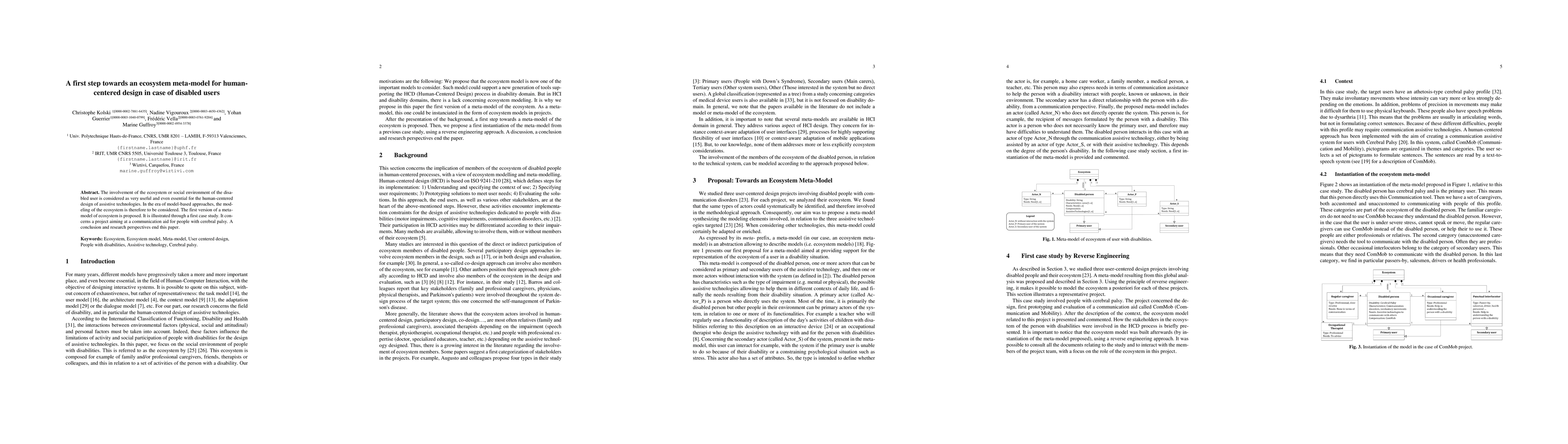 Thumbnail for A first step towards an ecosystem meta-model for humancentered design in
  case of disabled users
