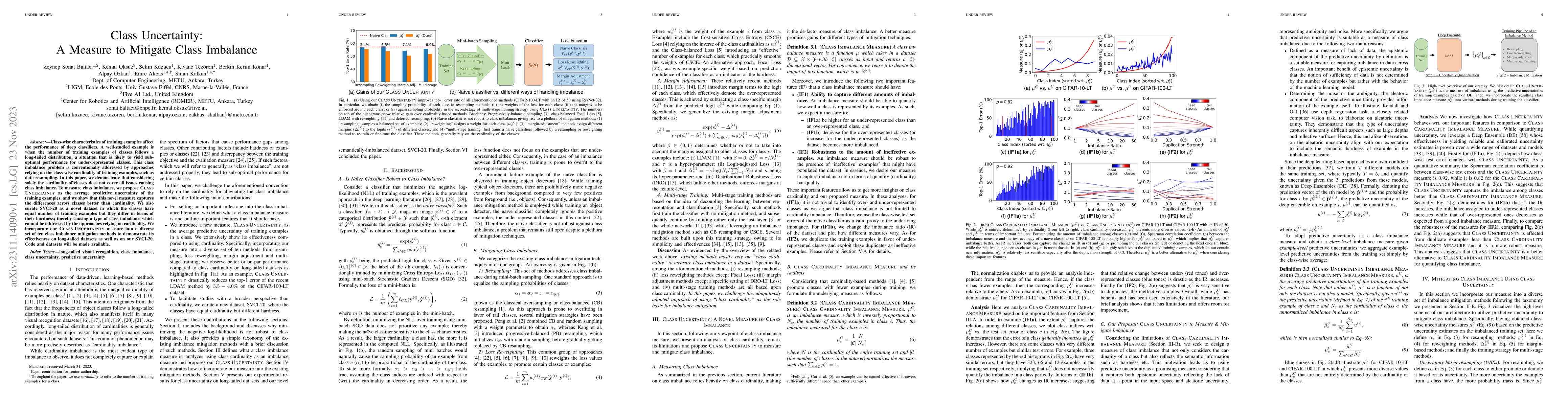 Thumbnail for Class Uncertainty: A Measure to Mitigate Class Imbalance