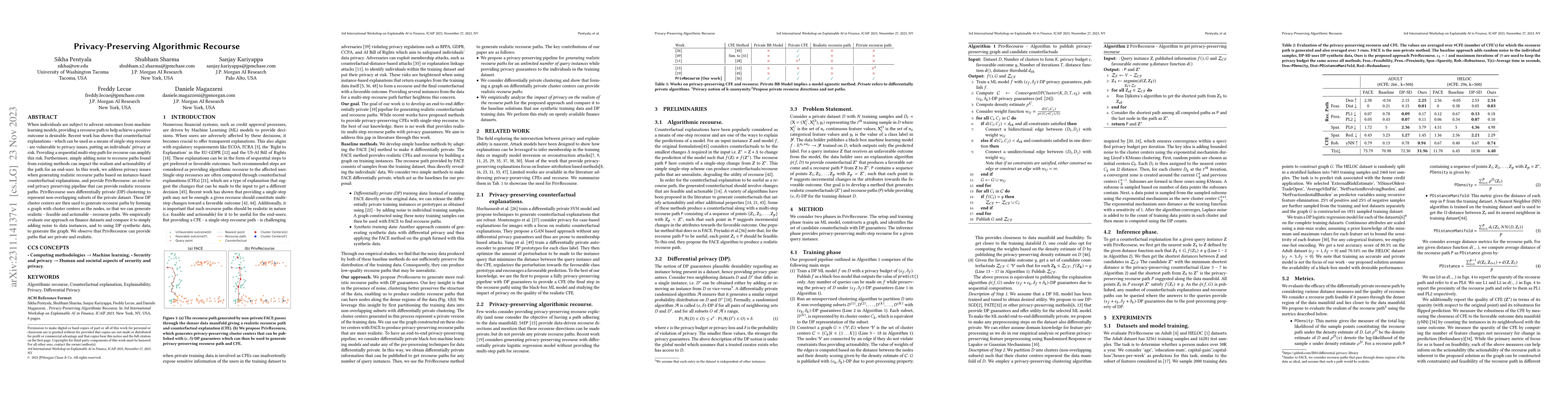 Thumbnail for Privacy-Preserving Algorithmic Recourse