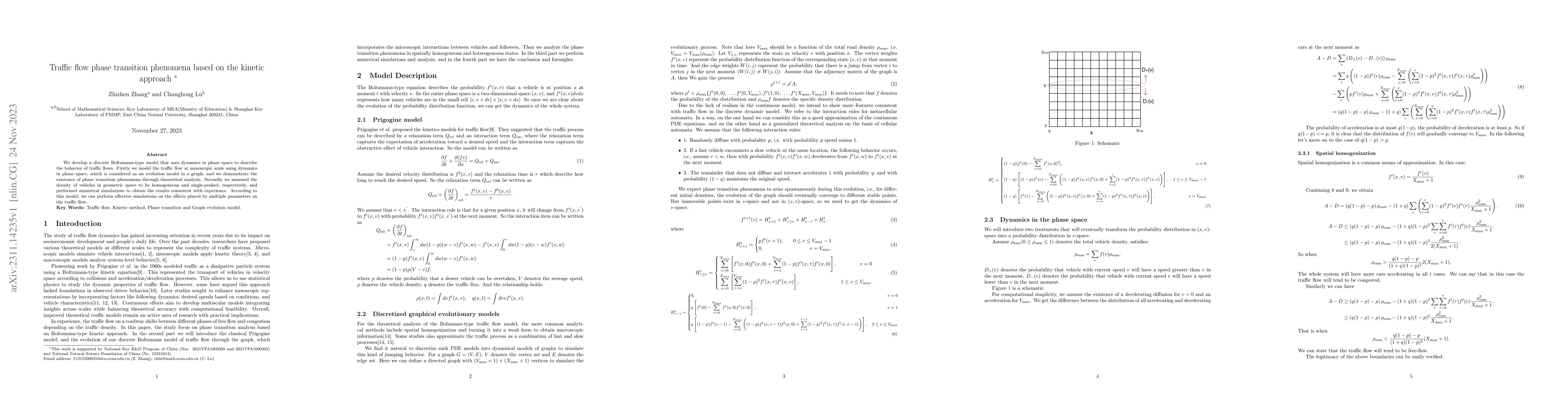 Thumbnail for Traffic flow phase transition phenomena based on the kinetic approach